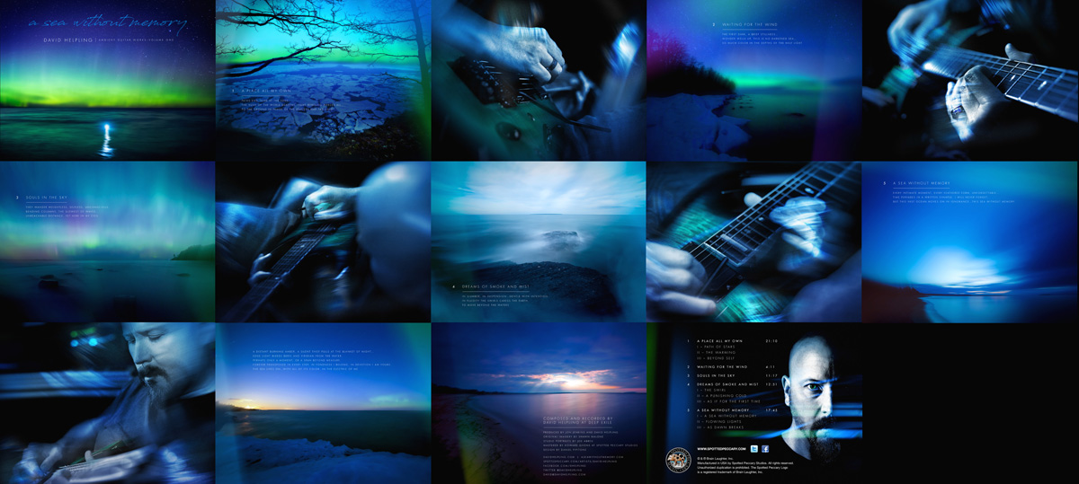 ALL PAGES OF THE BOOKLET FROM A SEA WITHOUT MEMORY